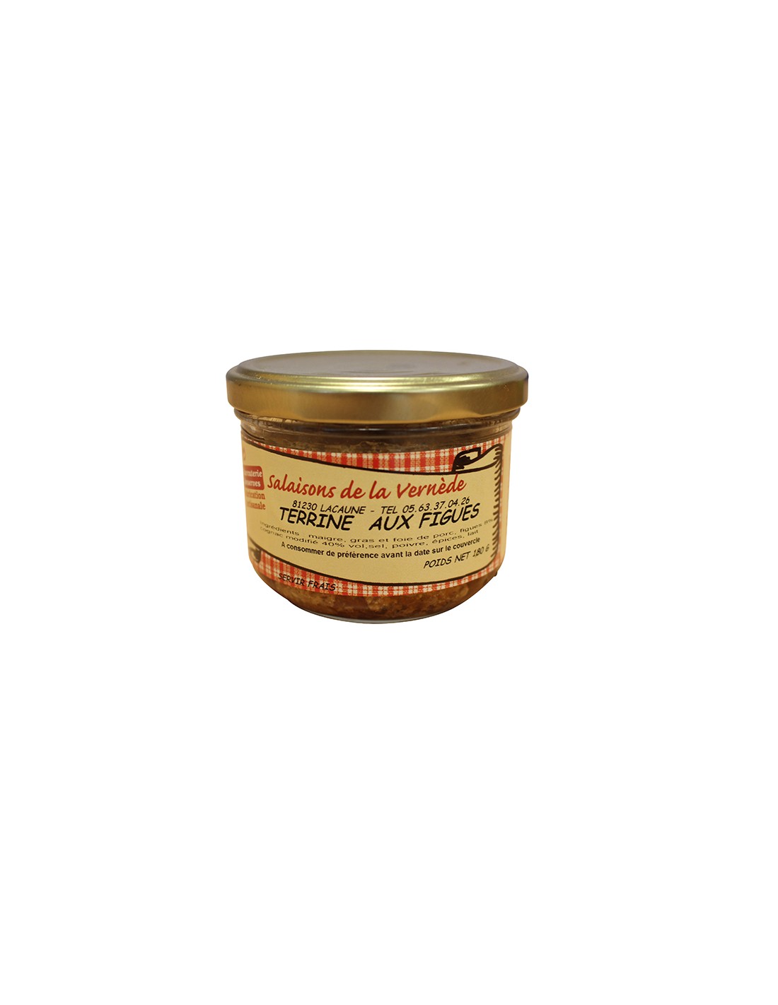 Terrine aux figues 180g Salaisons