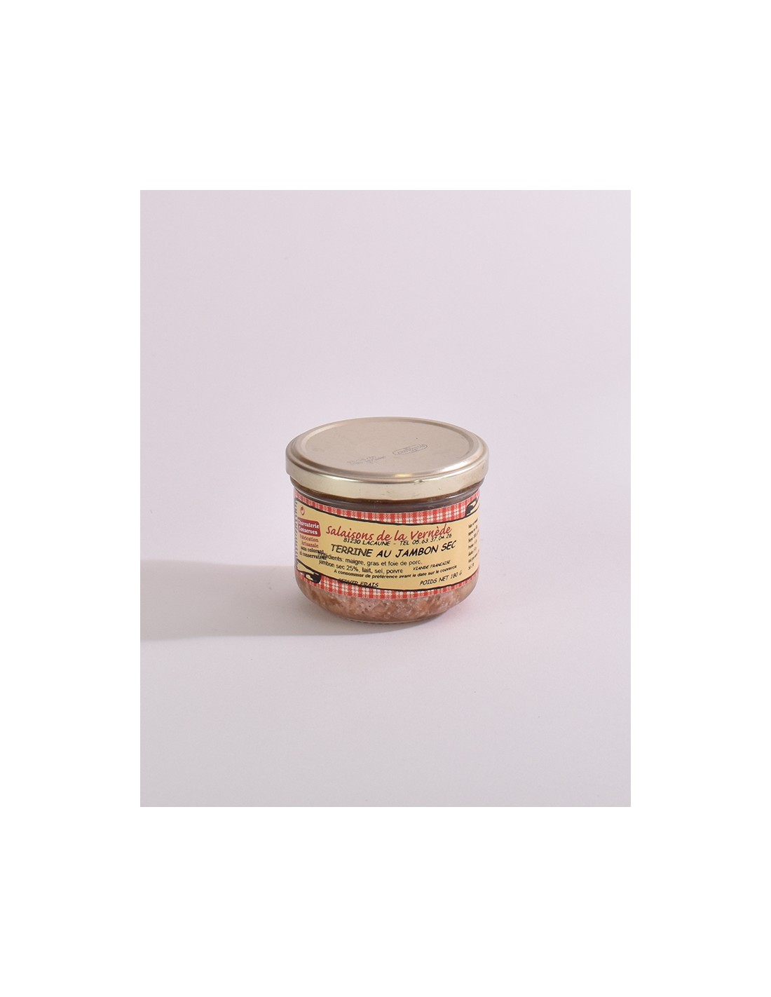 Terrine au jambon sec 180g Salaisons