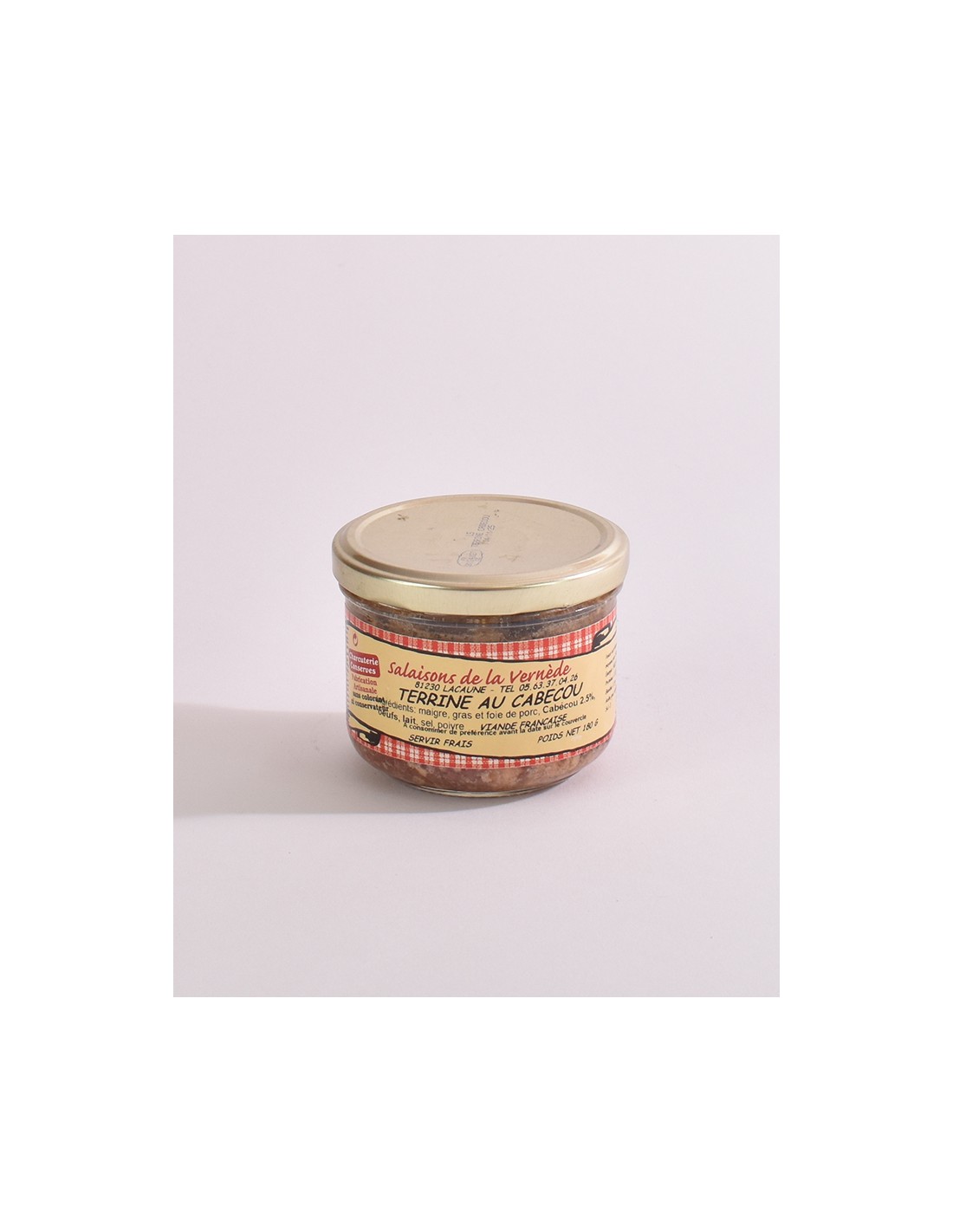 Terrine au cabecou 180g Salaisons
